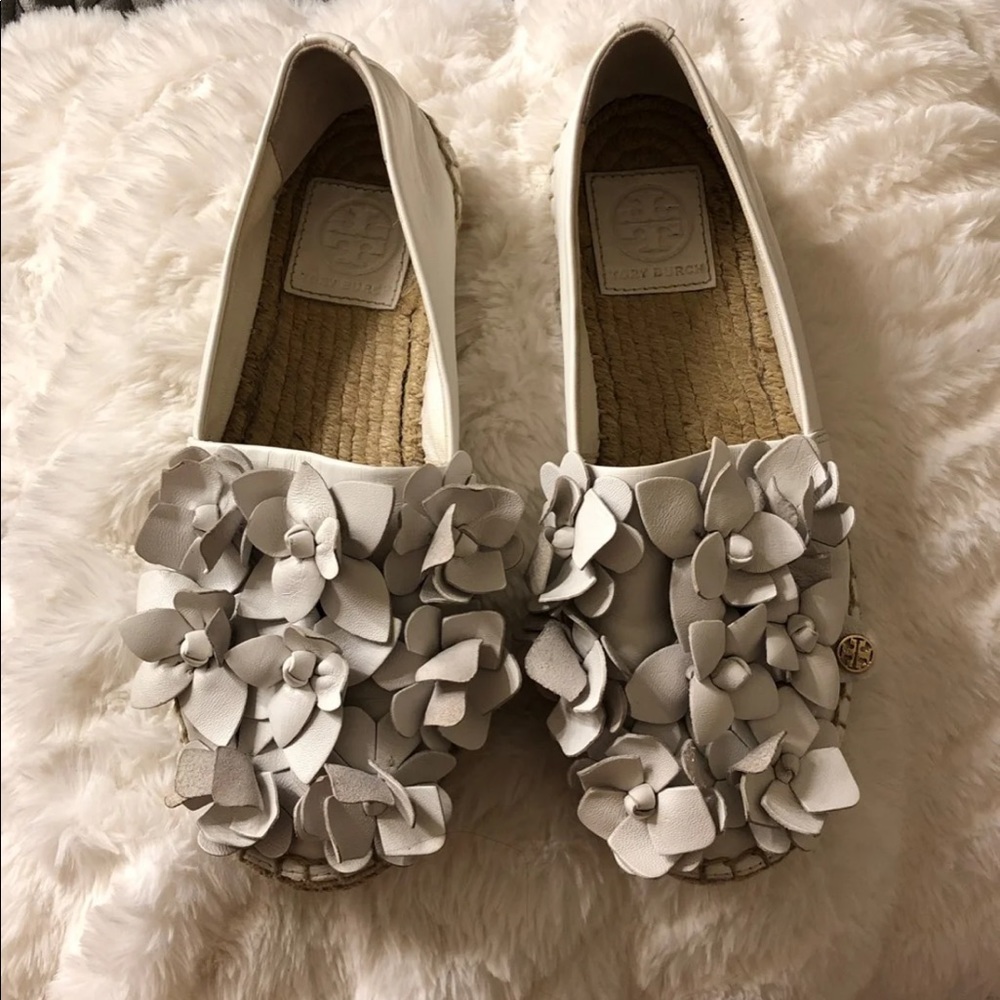 Tory Burch Blossom Espadrilles Slip On Size 5.5